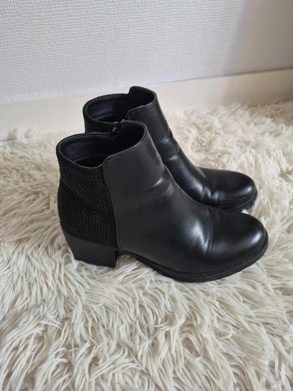 Botas pretas com salto - Tamanho 36 – Muito bom estado – photo 8